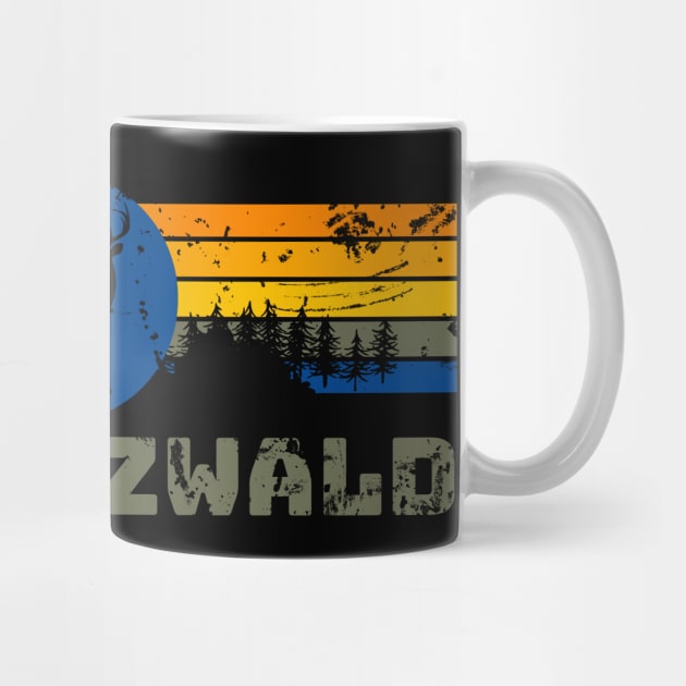 Schwarzwald Baden-Württemberg Wald Reh Natur by Foxxy Merch